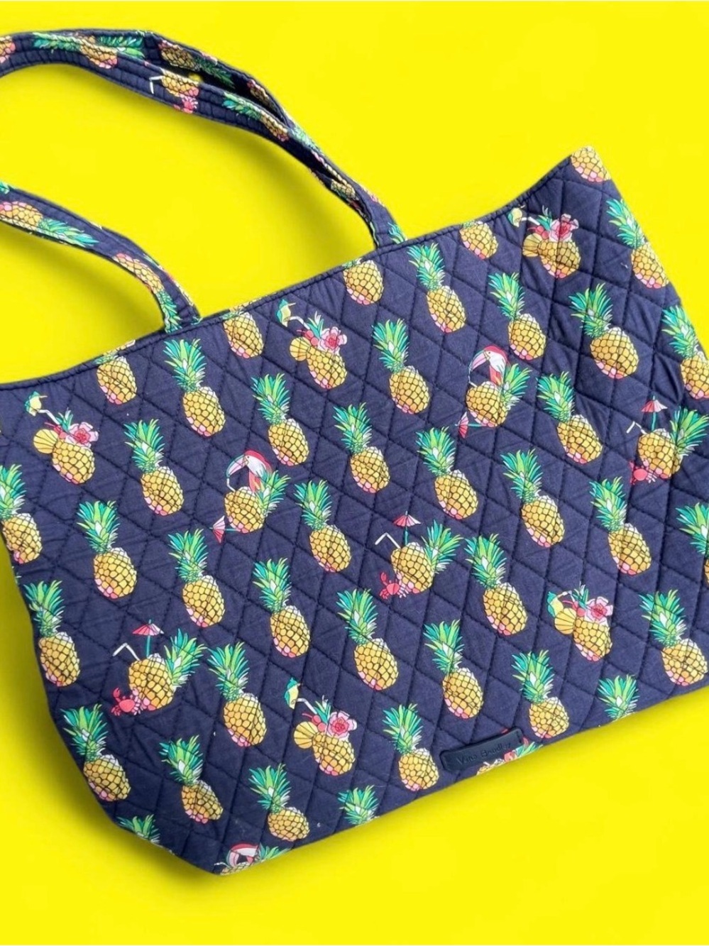 Vera Bradley Toucan Party shoulder tote bag